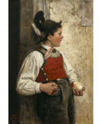 Alexander Koester. Alexander Koester. Peasant boy in festive costume