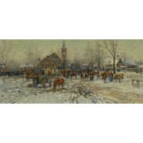 Karl Stuhlmüller. Winter cattle market - photo 1