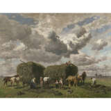 Désiré Thomassin. Peasants harvesting hay - photo 1