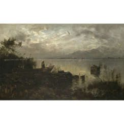 Josef Wopfner. On the shore of Lake Chiemsee