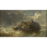 Josef Wopfner. Hayboat in a storm - фото 1