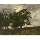 Philipp Röth. Shepherd with his flock near a grove - photo 1