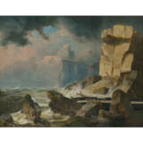Johann Baptist Weiss. Schiffswrack an Felsküste - Foto 1