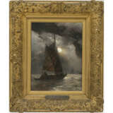 Andreas Achenbach. Segelboot im Mondschein - Foto 2