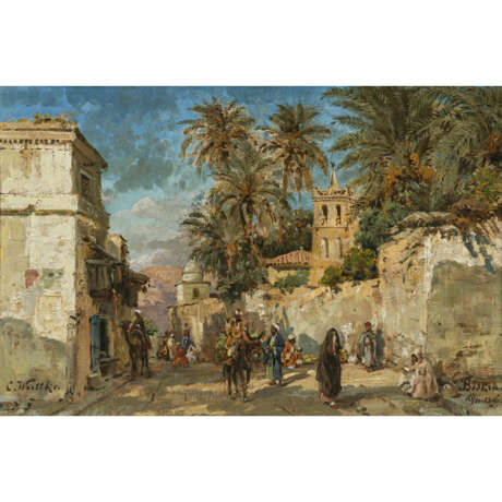 Carl Wuttke. Oriental street scene - фото 1