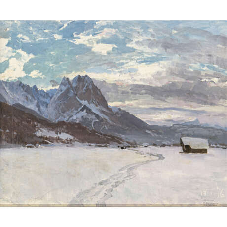 Edward Harrison Compton. The Zugspitze in winter - photo 1