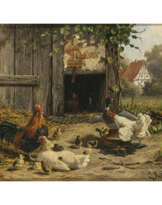 Carl Jutz d. Ä.. Chicken yard