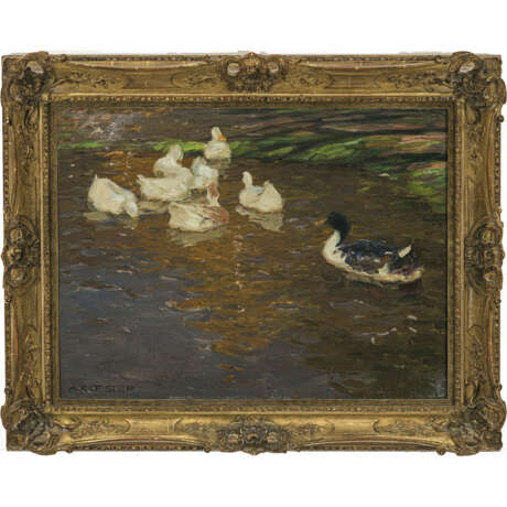 Alexander Koester. Ducks on a pond - photo 2