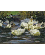 Alexander Koester. Alexander Koester. Six ducks in a pond