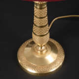 Tischlampe mit Biedermeier-Bronzeleucht - фото 2
