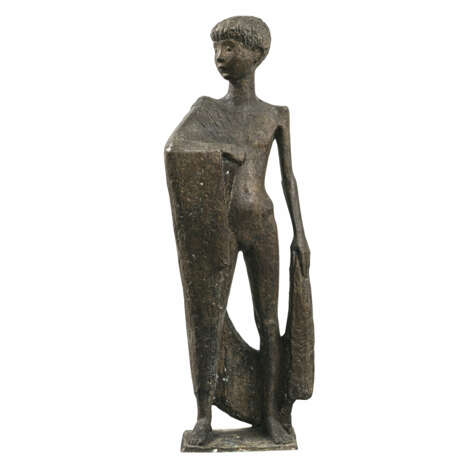 Monogrammist KH. Standing young man with cloak - фото 1