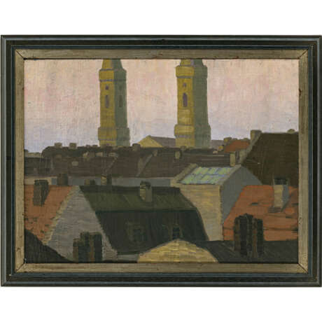 Erich Erler-Samedan. View of the roofs of Maxvorstadt from the studio - photo 2