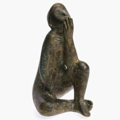 Karl Reidl. Seated young man