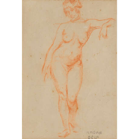 Béla Kádár. Lying woman. Standing woman. Standing woman with outstretched arms. - фото 3