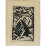 Erich Heckel. Kneeling woman at the stone. 1913 - фото 3