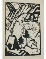 Erich Heckel. Snowdrift (mountains in snow)). 1914