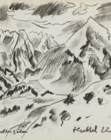 Erich Heckel. Berchtesgaden. 1922