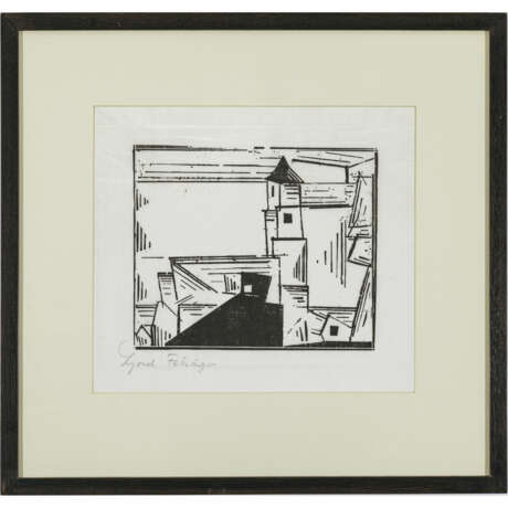 Lyonel Feininger. Gelbe Dorfkirche 3. 1931 - Foto 2