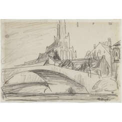 Lyonel Feininger. Kirche in Treptow an der Riga. 1926