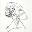 Andy Warhol. Untitled (Female Head, Head and Flowers). Circa 1958 - Now at the auction
