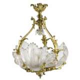Lustre en bronze dor&eacute; de LEROLLE Fr&egrave;res &eacute;poque Napol&eacute;on III. France Bronze doré Napoleon III 19th century - photo 2