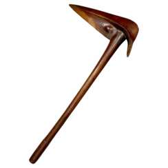 Rare Kanak kagu Wooden Bird Beak Puzzle, New Caledonia, 19th Century
