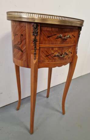 Small cabinet with inlays Rosewood Veneer Mid-20th century - Foto 2