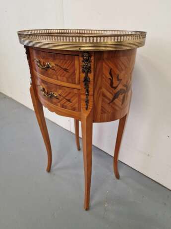 Small cabinet with inlays Rosewood Veneer Mid-20th century - Foto 3