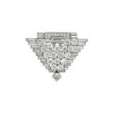 VAN CLEEF & ARPELS CLIP DE REVERS DIAMANTS ART DÉCO - photo 1