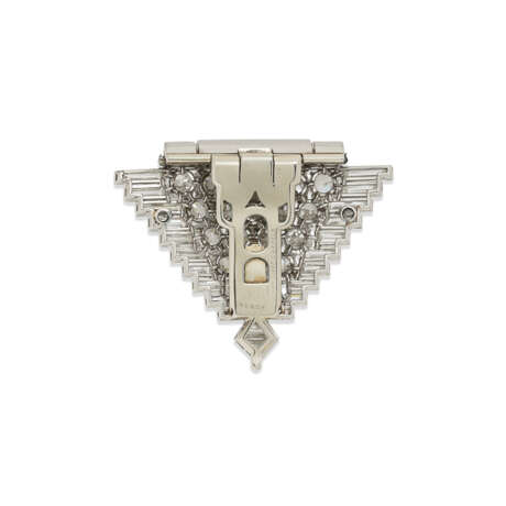 VAN CLEEF & ARPELS CLIP DE REVERS DIAMANTS ART DÉCO - photo 2