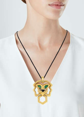 FRED PENDENTIF CHRYSOPRASE ET ONYX - photo 3