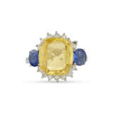 BAGUE SAPHIR COULEUR, SAPHIRS ET DIAMANTS - photo 1