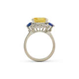 BAGUE SAPHIR COULEUR, SAPHIRS ET DIAMANTS - photo 4