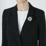BOUCHERON BROCHE ÉMERAUDE ET DIAMANTS - photo 3
