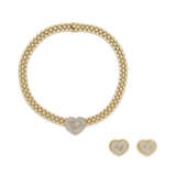 CHOPARD COLLIER DIAMANTS ‘HAPPY DIAMONDS’, ACCOMPAGNÉ D'UNE PAIRE DE BOUCLES D’OREILLES DIAMANTS NON SIGNÉES - фото 1