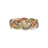 BOUCHERON BRACELET PIERRES DE COULEUR ET DIAMANTS - фото 2