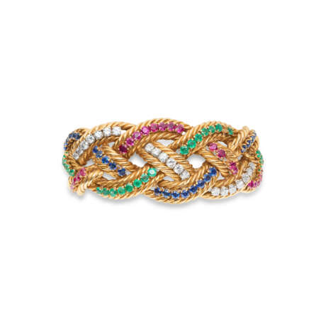 BOUCHERON BRACELET PIERRES DE COULEUR ET DIAMANTS - фото 2