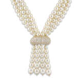 BOUCHERON COLLIER PERLES DE CULTURE ET DIAMANTS - photo 2
