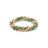 VAN CLEEF & ARPELS BRACELET TURQUOISES ET PERLES DE CULTURE 'TWIST' - photo 4