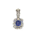 BROCHE TANZANITE ET DIAMANTS - photo 2