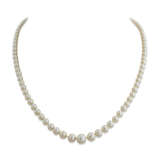 COLLIER PERLES FINES ET DIAMANTS - photo 1