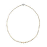 COLLIER PERLES FINES ET DIAMANTS - photo 2