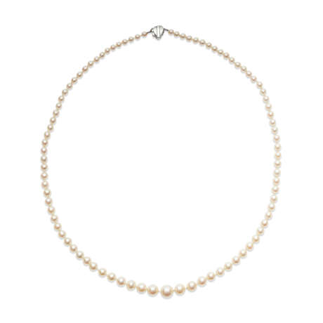 COLLIER PERLES FINES ET DIAMANTS - photo 3