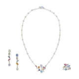 CARTIER PARURE PIERRES DE COULEUR ET DIAMANTS ‘MELO-MELO’ - photo 1
