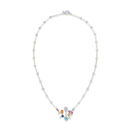 CARTIER PARURE PIERRES DE COULEUR ET DIAMANTS ‘MELO-MELO’ - photo 2