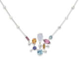 CARTIER PARURE PIERRES DE COULEUR ET DIAMANTS ‘MELO-MELO’ - photo 3