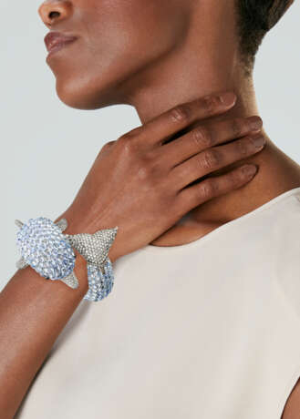 DE GRISOGONO BRACELET SAPHIRS ET DIAMANTS - photo 5