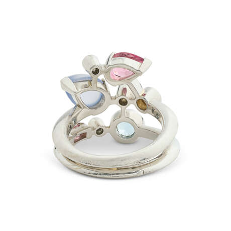 CARTIER PARURE PIERRES DE COULEUR ET DIAMANTS ‘MELO-MELO’ - photo 9