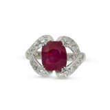 BAGUE RUBIS ET DIAMANTS - photo 1