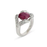 BAGUE RUBIS ET DIAMANTS - photo 2